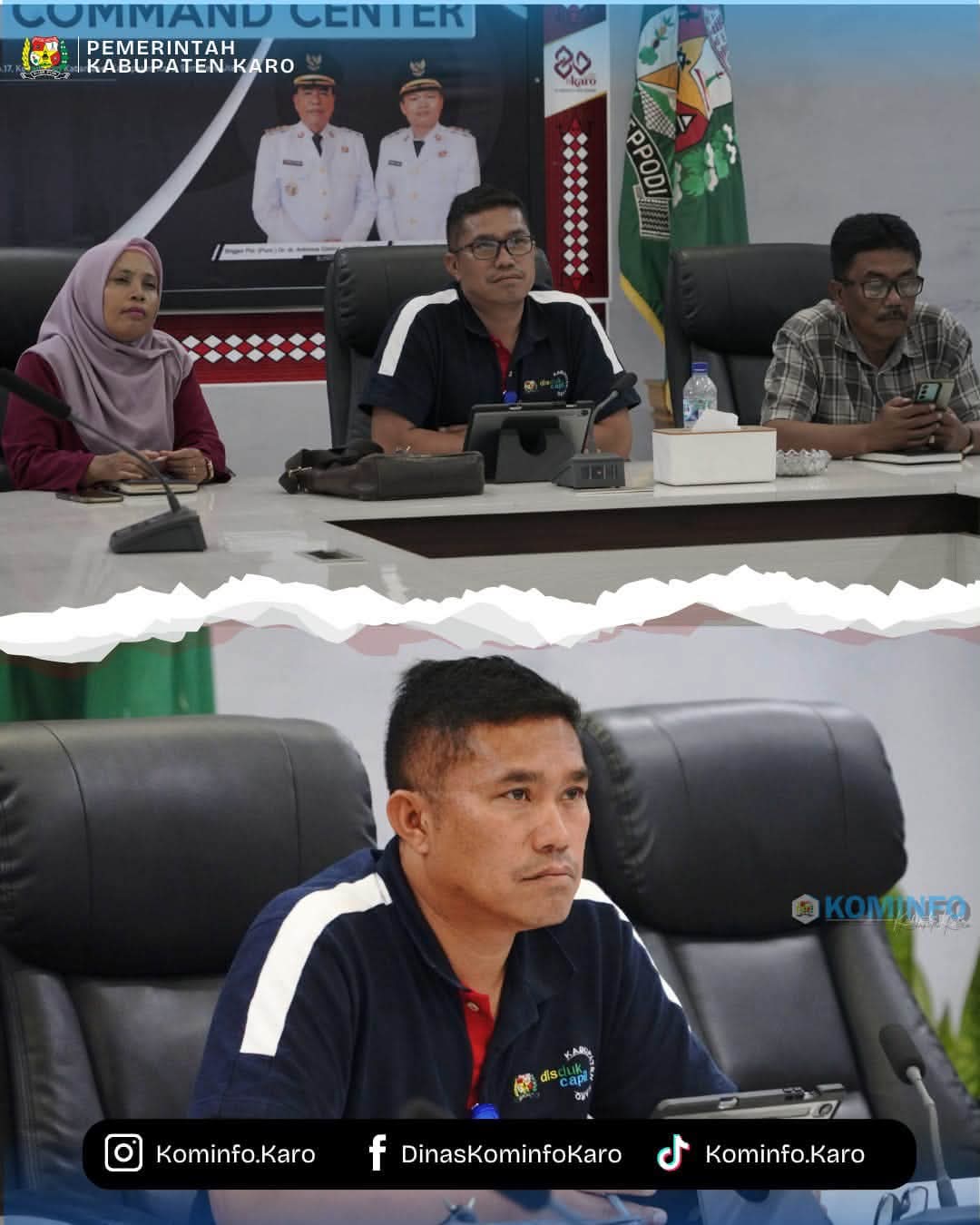 Pemkab Karo Ikuti Zoom Meeting Dewan Ekonomi Nasional Bahas Pembelajaran Matematika Metode GASING