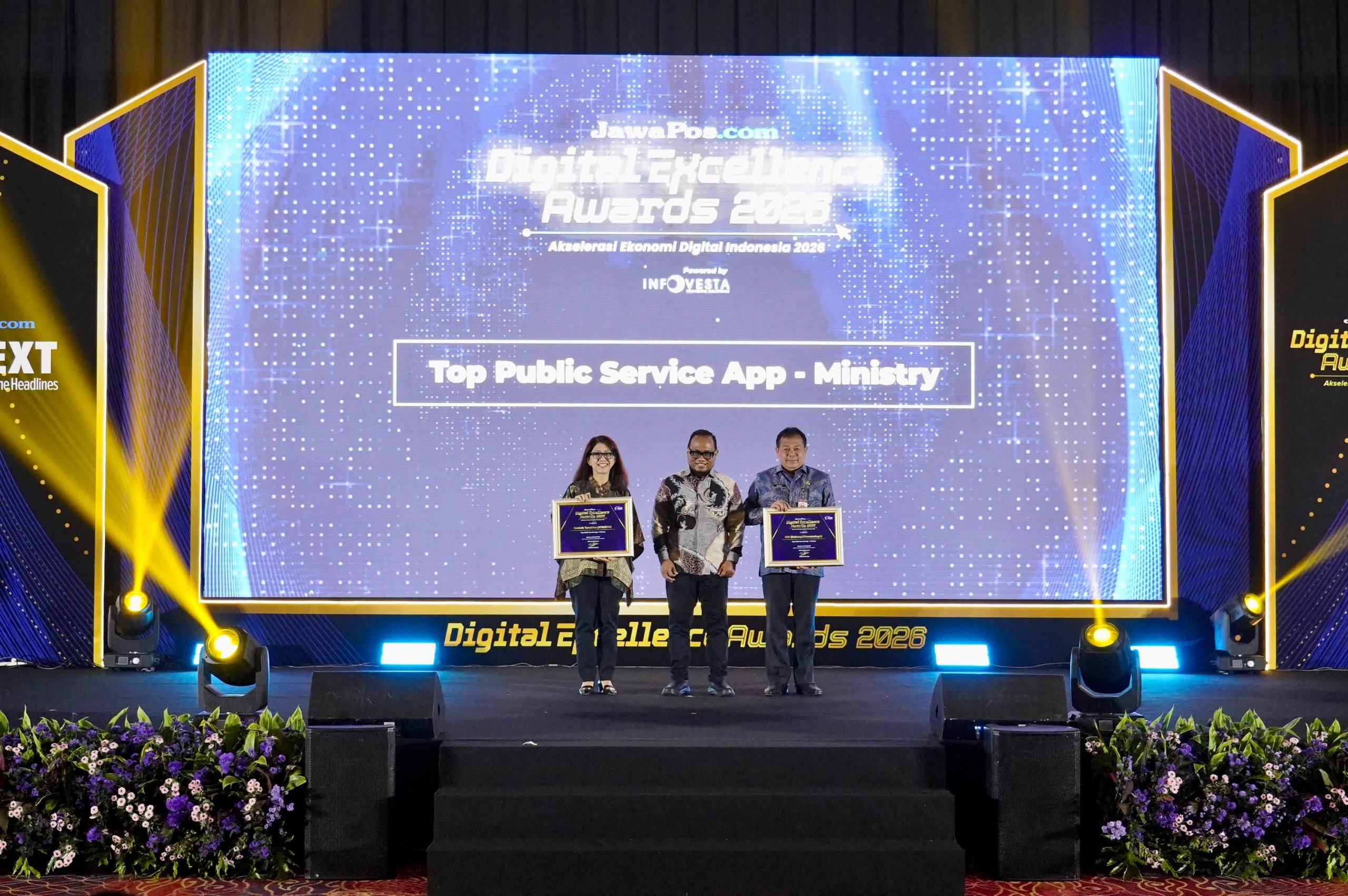 Lewat Aplikasi Sentuh Tanahku, Kementerian ATR/BPN Raih Penghargaan Top Public Service App di Ajang Digital Excellence Awards 2026