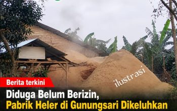 Diduga Belum Berizin, Pabrik Heler di Gunungsari Dikeluhkan Warga karena Debu dan Asap