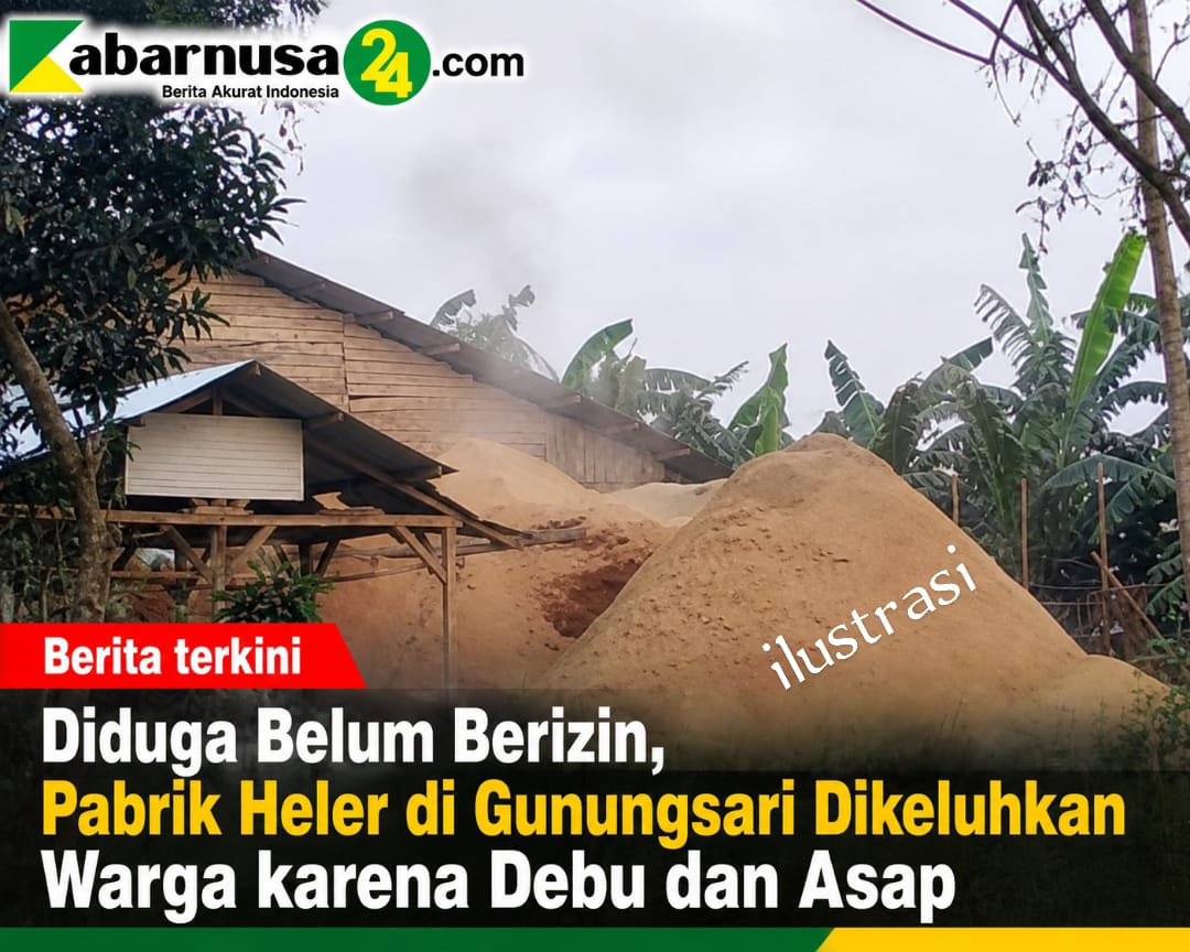Diduga Belum Berizin, Pabrik Heler di Gunungsari Dikeluhkan Warga karena Debu dan Asap