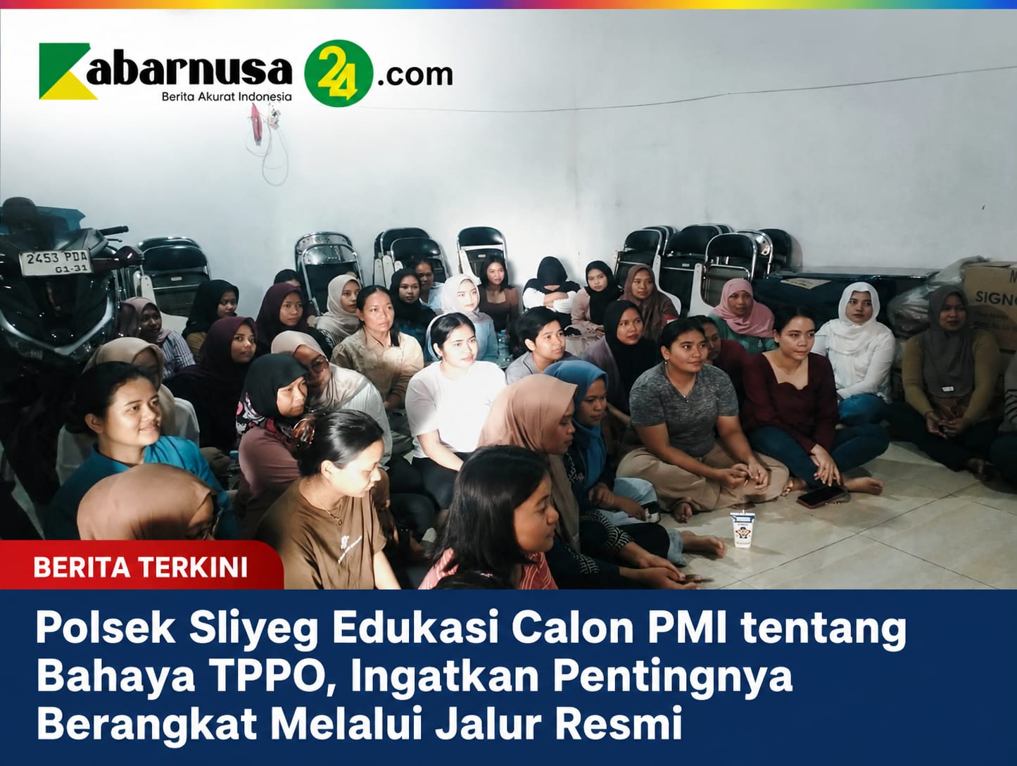 Polsek Sliyeg Edukasi Calon PMI tentang Bahaya TPPO, Ingatkan Pentingnya Berangkat Melalui Jalur Resmi