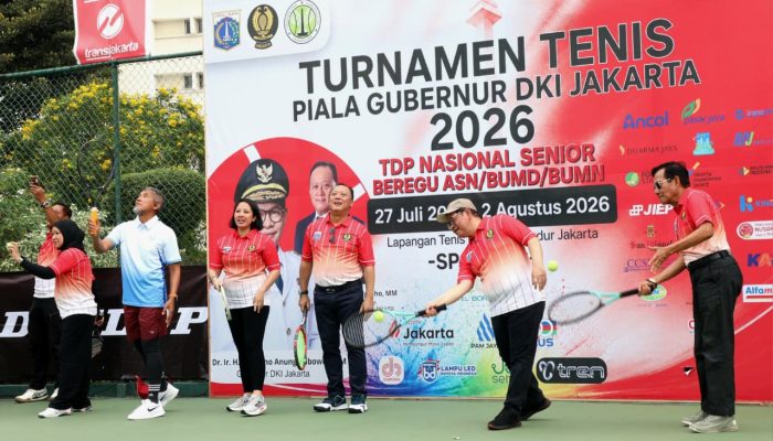 Kementerian ATR/BPN Berpartisipasi Turnamen Tenis Piala Gubernur DKI Jakarta 2026, Jadi Ajang Bangun Soliditas Melalui Olahraga