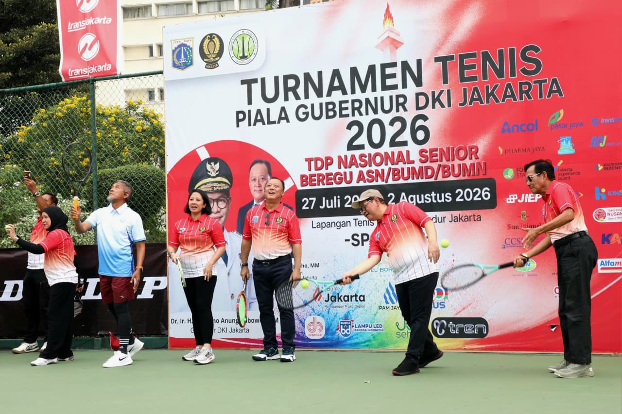 Kementerian ATR/BPN Berpartisipasi Turnamen Tenis Piala Gubernur DKI Jakarta 2026, Jadi Ajang Bangun Soliditas Melalui Olahraga