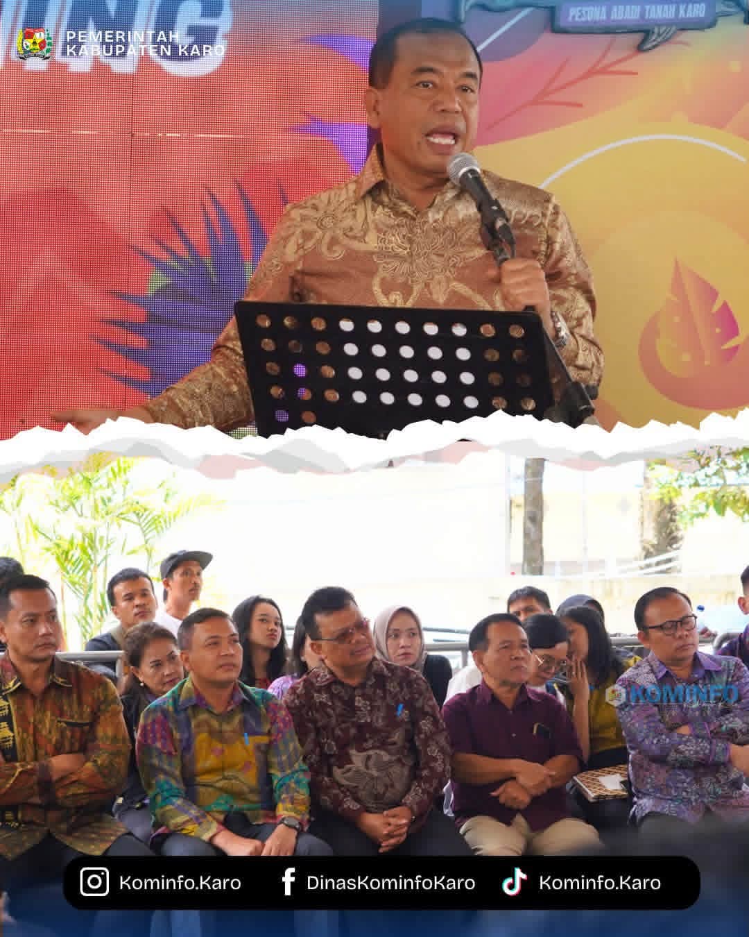Bupati Karo Dorong Kemitraan Strategis Melalui Business Matching Festival Bunga dan Buah Tahun 2026