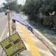 Heboh, Gunakan APBD Kota Depok Rp 9,7 Miliar Trotoar Jalan Raya Sawangan Kota Depok Ambles