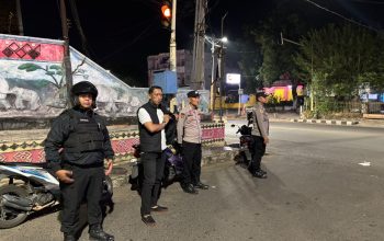 Pengamanan Malam Libur,Polres Lampung Utara Intensifkan Patroli Antisipasi C3 dan Gangguan Kamtibmas