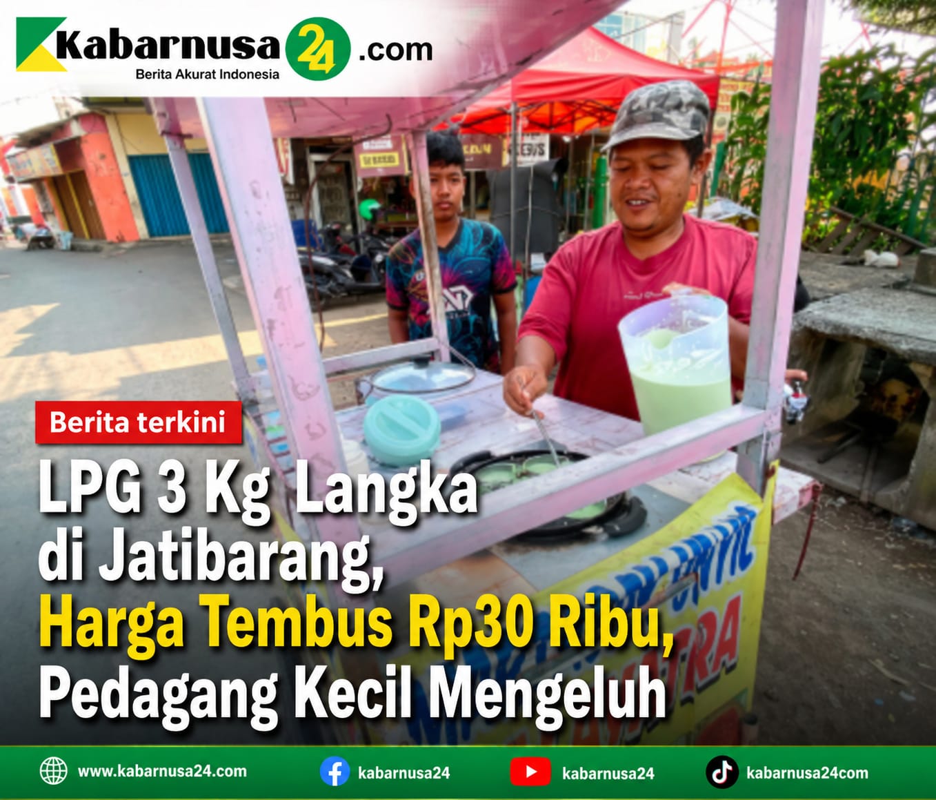 LPG 3 Kg Langka di Jatibarang, Harga Tembus Rp30 Ribu, Pedagang Kecil Mengeluh