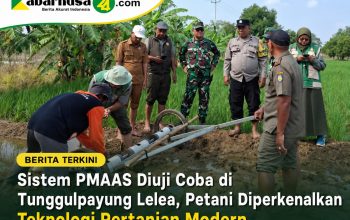 Sistem PMAAS Diuji Coba di Tunggulpayung Lelea, Petani Diperkenalkan Teknologi Pertanian Modern
