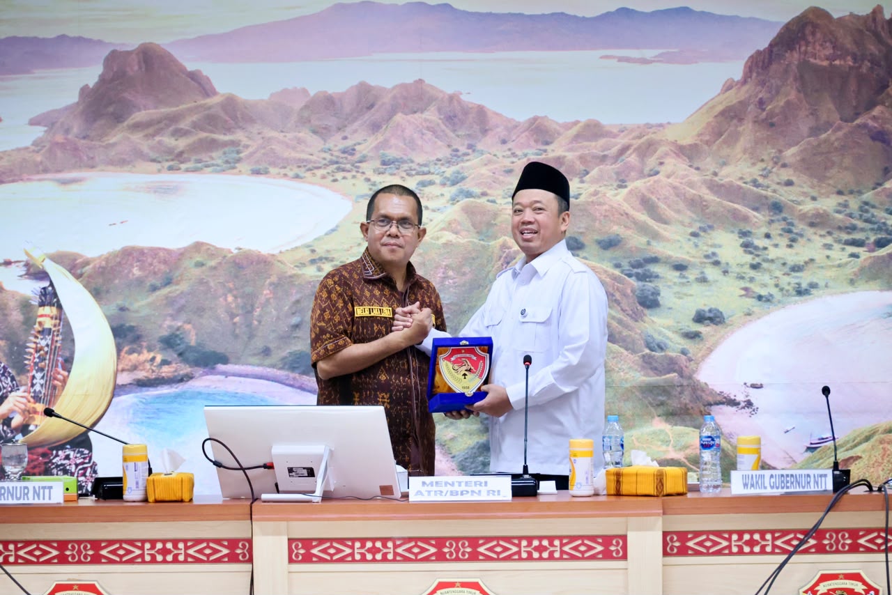 Rakor Dengan Pemda se-NTT Bahas Transformasi Layanan Pertanahan, Menteri ATR/BPN Nusron Klaim Proses Pengukuran Tanah maksimal 12 Hari