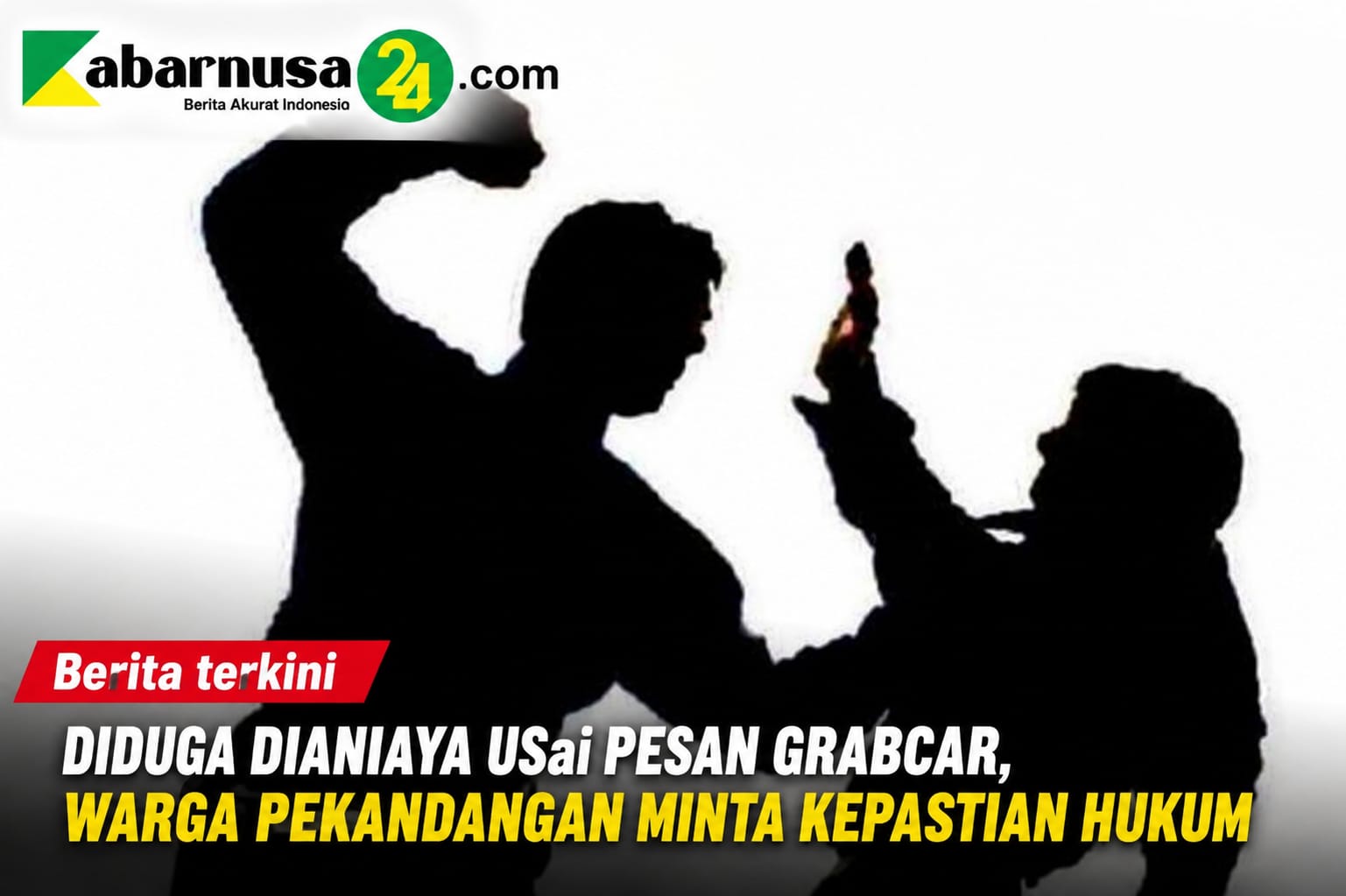 Diduga Dianiaya Usai Pesan GrabCar, Warga Pekandangan Minta Kepastian Hukum