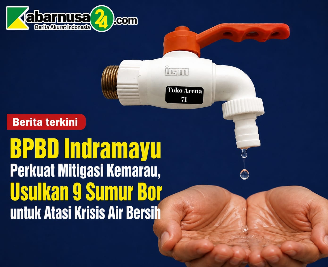 BPBD Indramayu Perkuat Mitigasi Kemarau, Usulkan 9 Sumur Bor untuk Atasi Krisis Air Bersih
