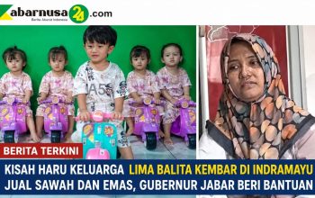 Kisah Haru Keluarga Lima Balita Kembar di Indramayu Jual Sawah dan Emas, Gubernur Jabar Beri Bantuan