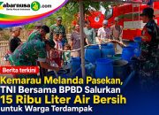 Kemarau Melanda Pasekan, TNI Bersama BPBD Salurkan 15 Ribu Liter Air Bersih untuk Warga Terdampak