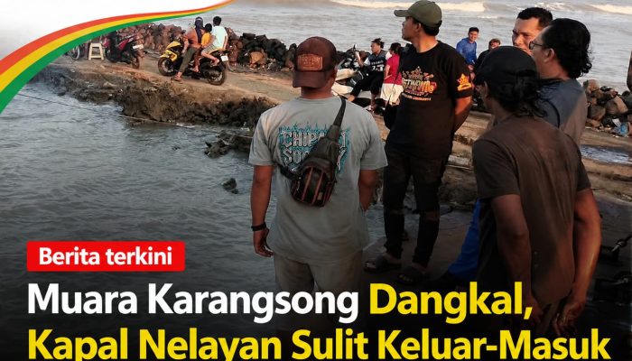 Muara Karangsong Dangkal, Kapal Nelayan Sulit Keluar-Masuk Pelabuhan