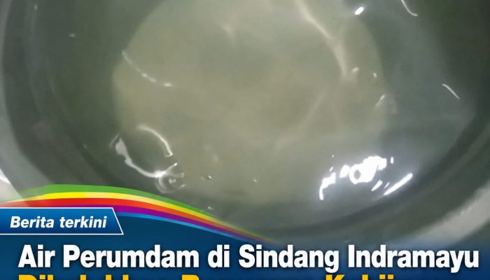 Air Perumdam di Sindang Indramayu Dikeluhkan Berwarna Kehijauan dan Berbau Amis