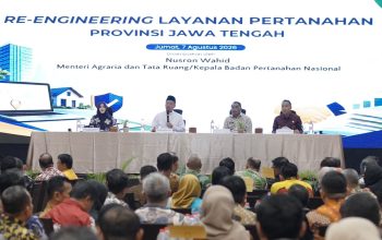 17 Agustus Mulai Terapkan Layanan Peralihan Hak, Menteri Nusron Ajak BPKAD dan IPPAT Se-Jateng Fokus Transformasi Layanan Pertanahan