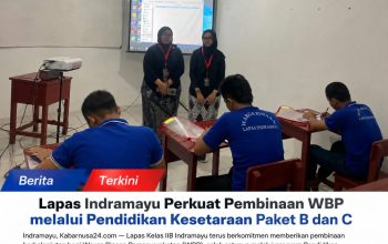 Lapas Indramayu Perkuat Pembinaan WBP melalui Pendidikan Kesetaraan Paket B dan C