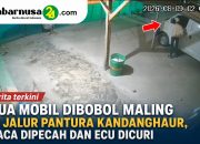 Dua Mobil Dibobol Maling di Jalur Pantura Kandanghaur, Kaca Dipecah dan ECU Dicuri