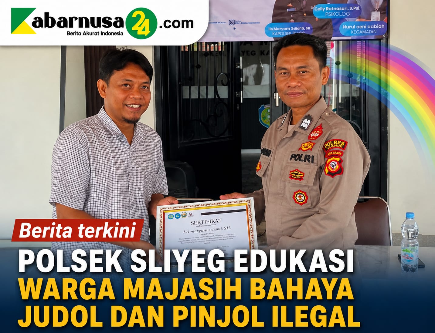 Polsek Sliyeg Edukasi Warga Majasih Bahaya Judol dan Pinjol Ilegal