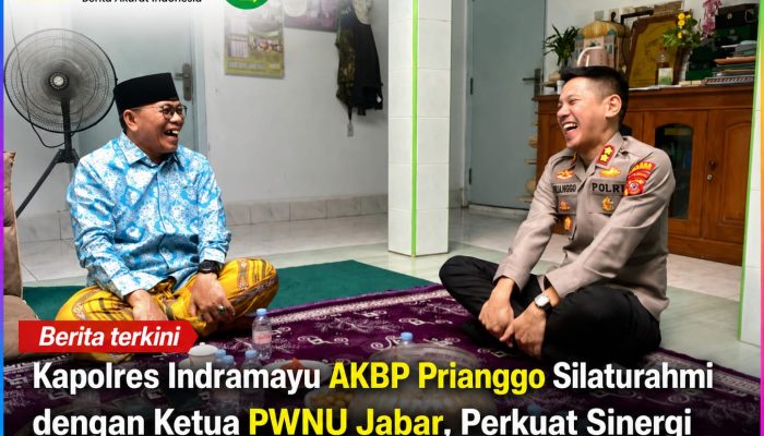 Kapolres Indramayu AKBP Prianggo Silaturahmi dengan Ketua PWNU Jabar, Perkuat Sinergi Ulama dan Polri