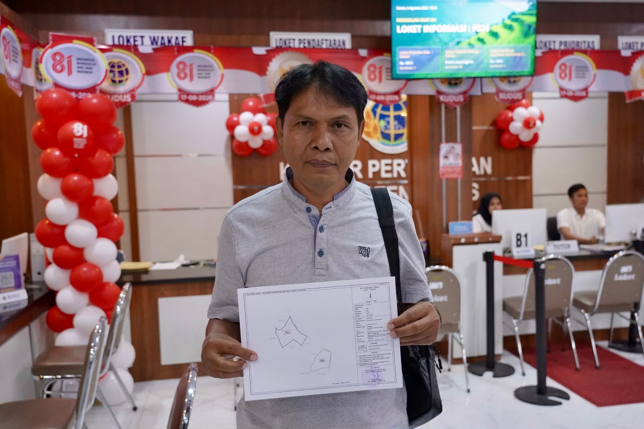 Kepuasan Masyarakat Terhadap Pelayanan Pengukuran Terjadwal di Kantah ATR/BPN Kabupaten Kudus Sangat Tinggi