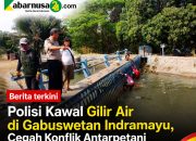 Polisi Kawal Gilir Air di Gabuswetan Indramayu, Cegah Konflik Antarpetani