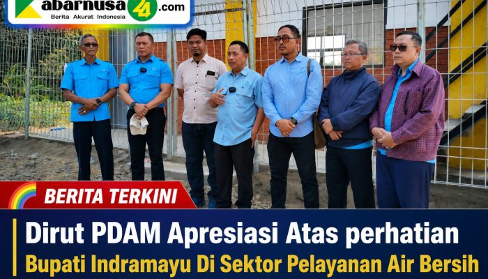 Dirut PDAM Apresiasi Atas perhatian Bupati Indramayu Di Sektor Pelayanan Air Bersih