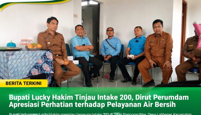Bupati Lucky Hakim Tinjau Intake 200, Dirut Perumdam Apresiasi Perhatian terhadap Pelayanan Air Bersih