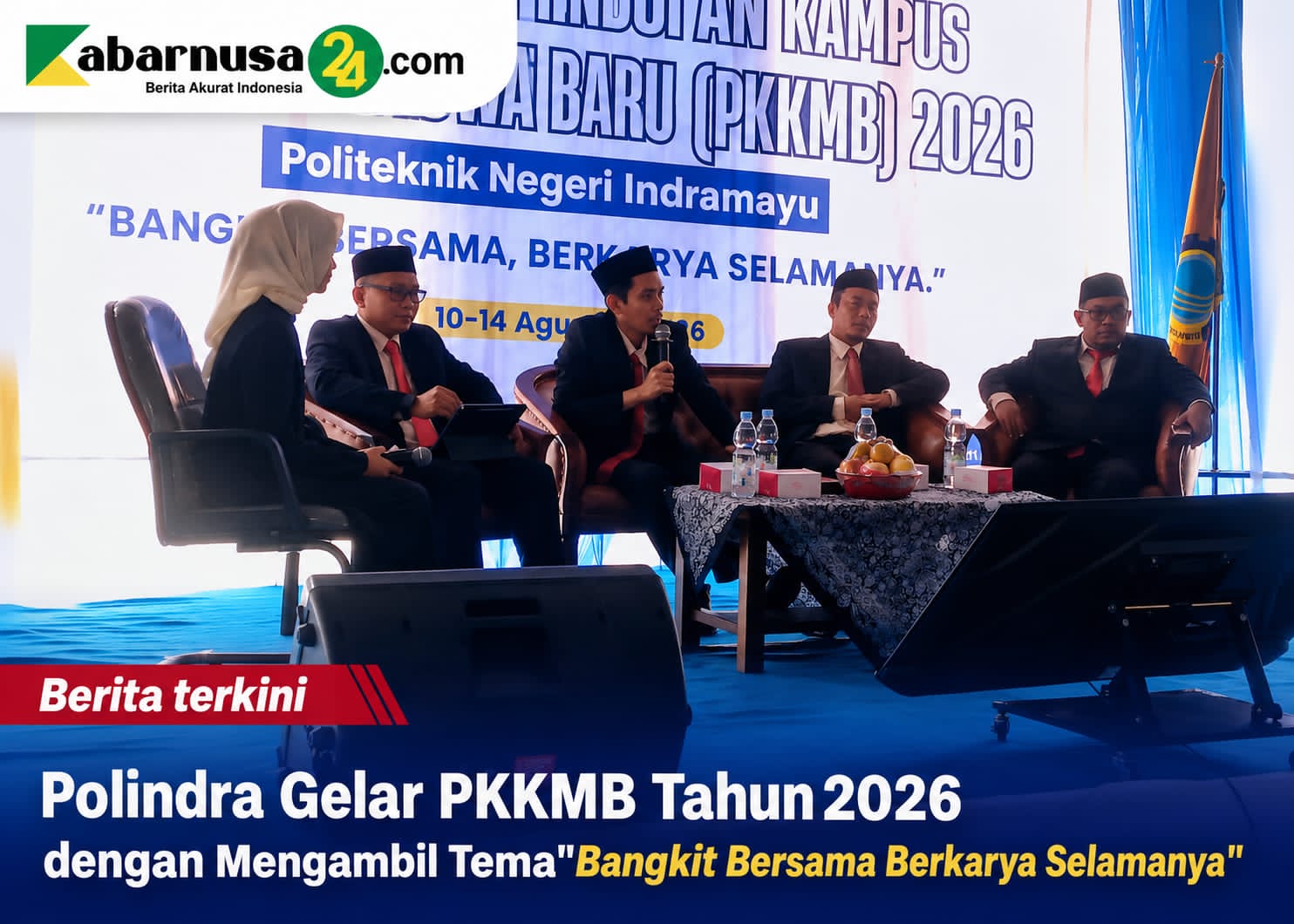Polindra Gelar PKKMB Tahun 2026 dengan Mengambil Tema"Bangkit Bersama Berkarya Selamanya