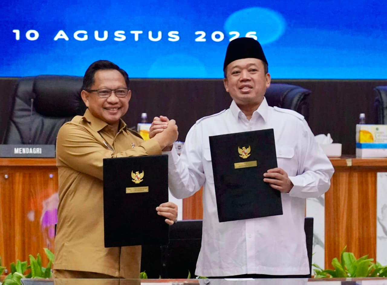 Berikan Pelayanan Terbaik ke Masyarakat, Menteri ATR/Kepala BPN dan Mendagri Sepakati Pengintegrasian NIB dan NOP