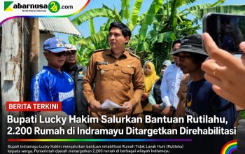 Bupati Lucky Hakim Salurkan Bantuan Rutilahu, 2.200 Rumah di Indramayu Ditargetkan Direhabilitasi