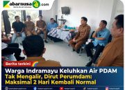 Warga Indramayu Keluhkan Air PDAM Tak Mengalir, Dirut Perumdam: Maksimal 2 Hari Kembali Normal