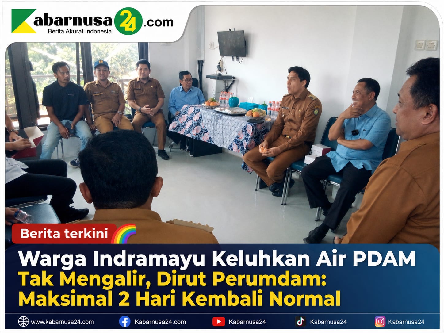 Warga Indramayu Keluhkan Air PDAM Tak Mengalir, Dirut Perumdam: Maksimal 2 Hari Kembali Normal