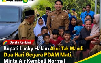 Bupati Lucky Hakim Akui Tak Mandi Dua Hari Gegara PDAM Mati, Minta Air Kembali Normal