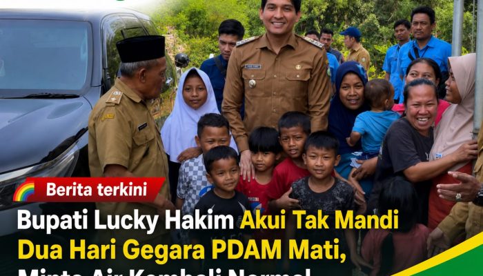 Bupati Lucky Hakim Akui Tak Mandi Dua Hari Gegara PDAM Mati, Minta Air Kembali Normal