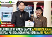 Bupati Lucky Hakim Lantik Aan Hendrajana sebagai Pj Sekda Indramayu, Bersama 159 Pejabat