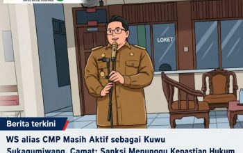 WS alias CMP Masih Aktif sebagai Kuwu Sukagumiwang, Camat: Sanksi Menunggu Kepastian Hukum WS alias CMP Masih Aktif sebagai Kuwu Sukagumiwang, Camat: Sanksi Menunggu Kepastian Hukum