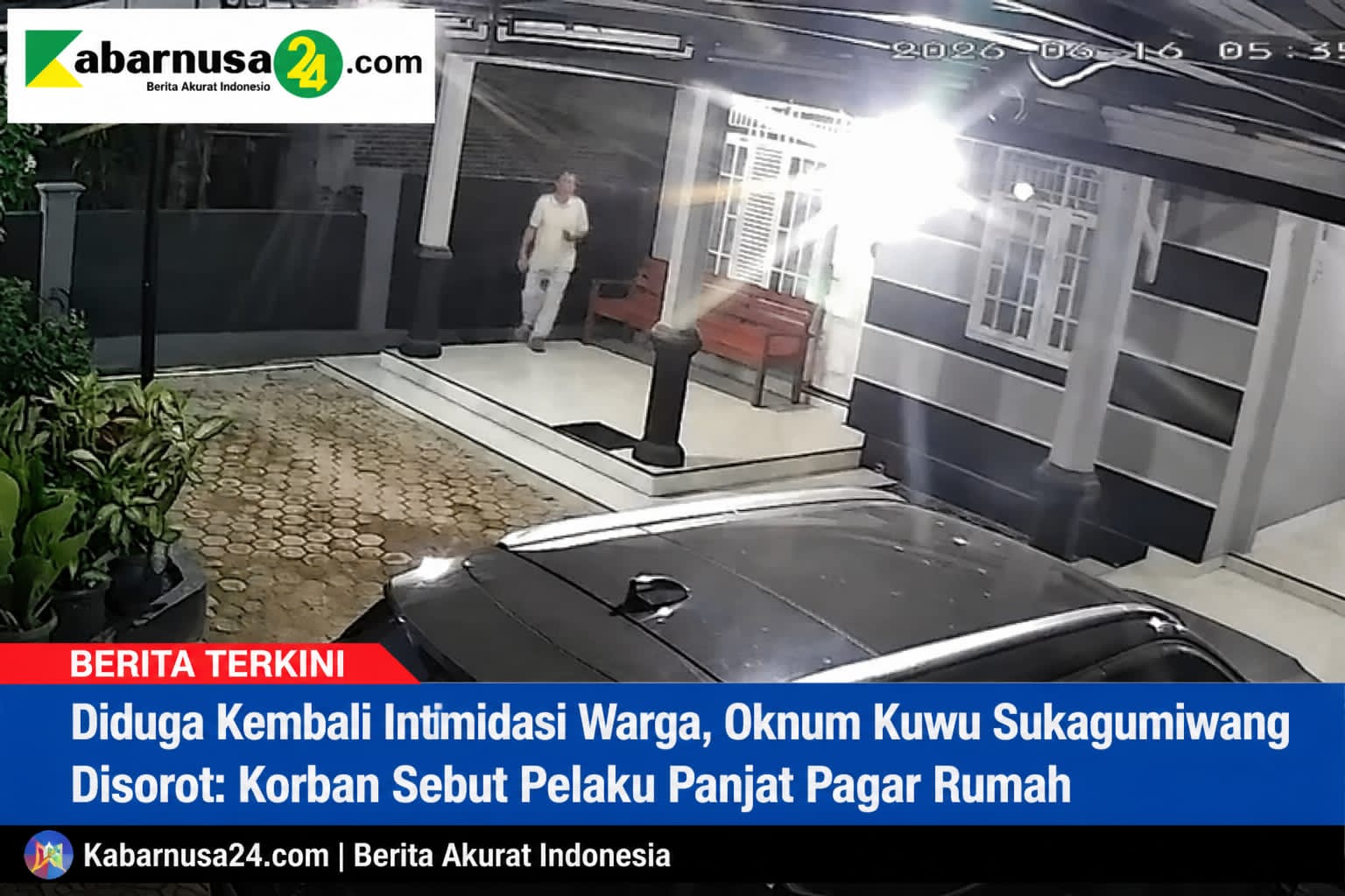 Diduga Kembali Intimidasi Warga, Oknum Kuwu Sukagumiwang Disorot: Korban Sebut Pelaku Panjat Pagar Rumah