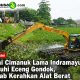Sungai Cimanuk Lama Indramayu Dipenuhi Eceng Gondok, Pemkab Kerahkan Alat Berat