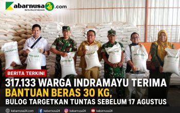 317.133 Warga Indramayu Terima Bantuan Beras 30 Kg, Bulog Targetkan Tuntas Sebelum 17 Agustus 317.133 Warga Indramayu Terima Bantuan Beras 30 Kg, Bulog Targetkan Tuntas Sebelum 17 Agustus