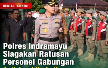 Polres Indramayu Siagakan Ratusan Personel Gabungan Antisipasi Karhutla Polres Indramayu Siagakan Ratusan Personel Gabungan Antisipasi Karhutla
