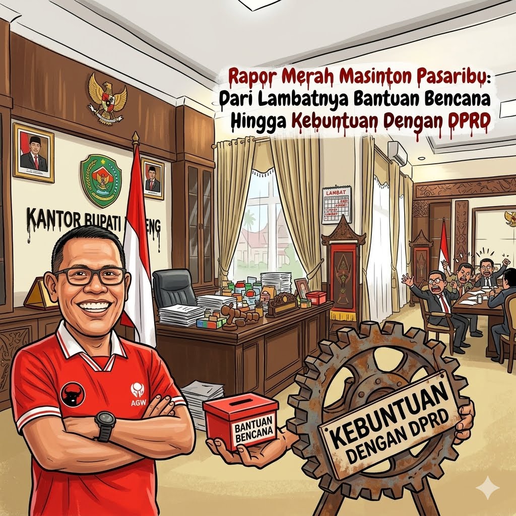 Rapor Merah Masinton Pasaribu: Setahun Lebih Memimpin, Masalah Tapteng Tak Kunjung Tuntas