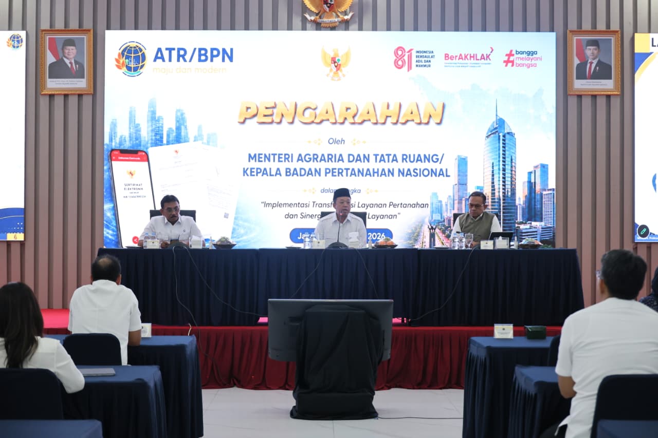 Arahan ke seluruh Kantah Pengurus Daerah IPPAT, Menteri ATR/BPN Nusron : Untuk Memberikan Kepastian kepada Masyarakat Arahan ke seluruh Kantah Pengurus Daerah IPPAT, Menteri ATR/BPN Nusron : Untuk Memberikan Kepastian kepada Masyarakat