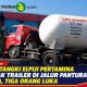 Truk Tangki Elpiji Pertamina Tabrak Trailer di Jalur Pantura Sukra, Tiga Orang Luka