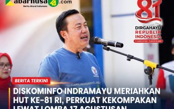 Diskominfo Indramayu Meriahkan HUT ke-81 RI, Perkuat Kekompakan Lewat Lomba 17 Agustusan