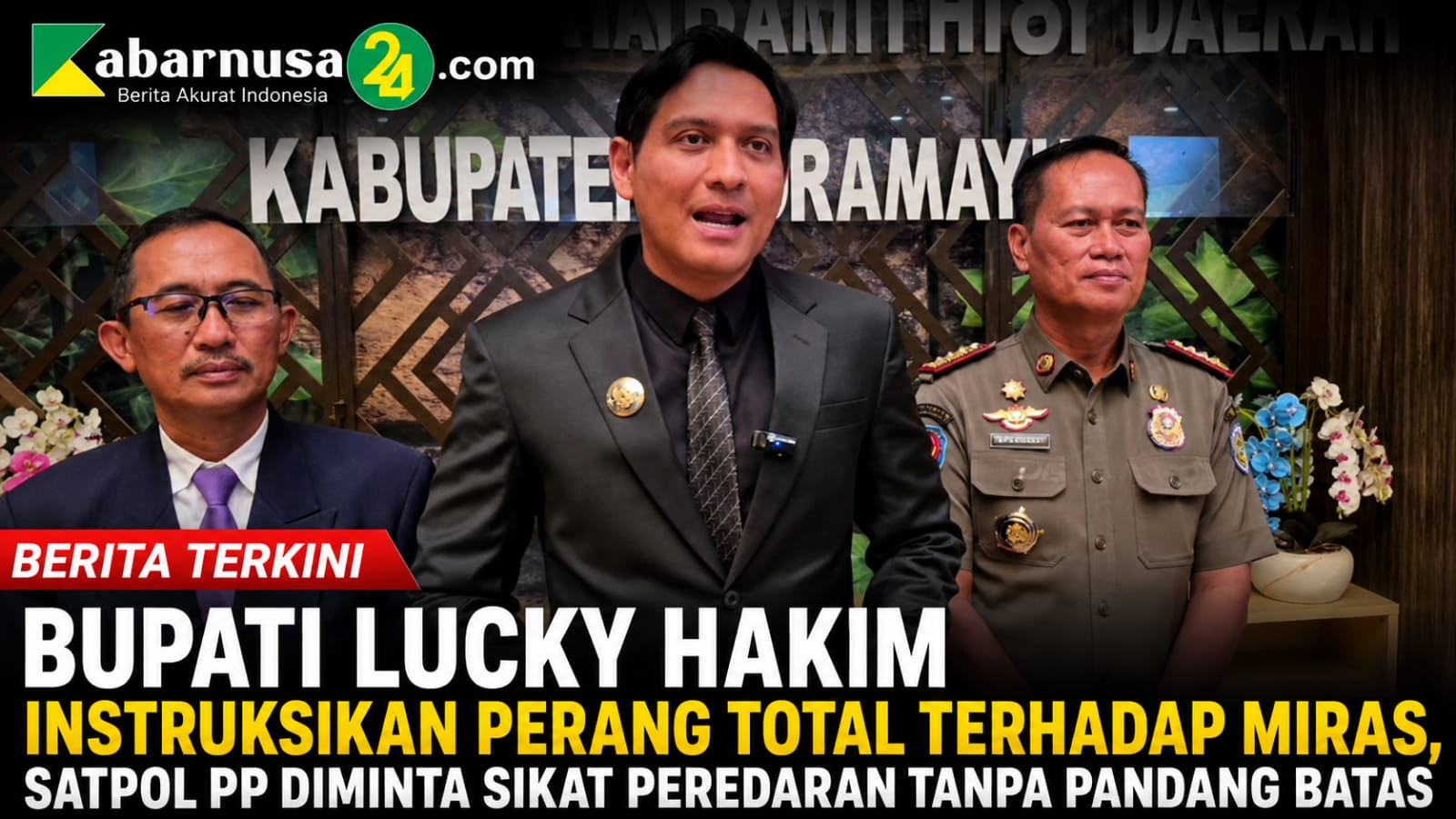 Bupati Lucky Hakim Instruksikan Perang Total terhadap Miras, Satpol PP Diminta Sikat Peredaran Tanpa Pandang Batas