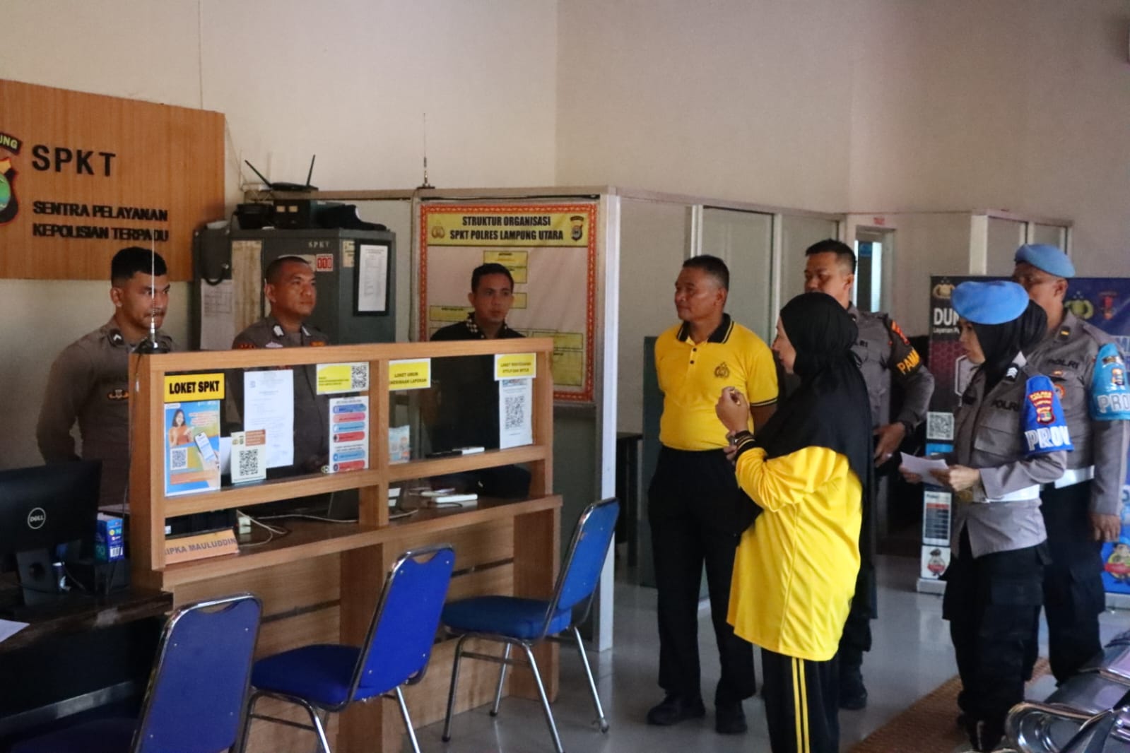 Kapolres Lampung Utara Cek Pelayanan dan Kebersihan Kantor,Pastikan Masyarakat Terlayani Dengan Baik