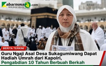 Guru Ngaji Asal desa Sukagumiwang Dapat Hadiah Umrah dari Kapolri, Pengabdian 10 Tahun Berbuah Berkah