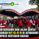 Senam Bersama dan Jalan Santai Meriahkan HUT ke-81 RI di Jatibarang Baru, Doorprize Bertabur Hadiah