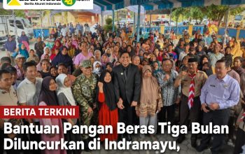 Bantuan Pangan Beras Tiga Bulan Diluncurkan di Indramayu, 317.133 Penerima Manfaat